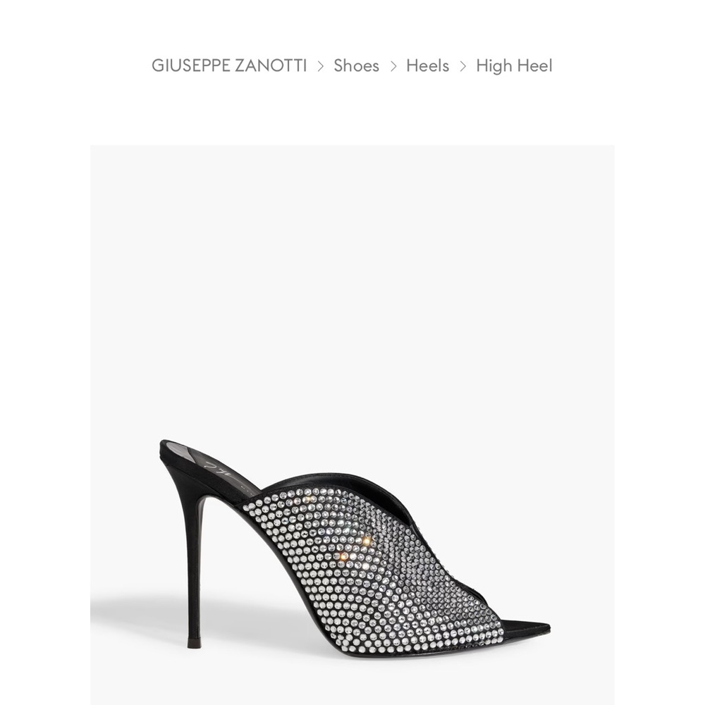Giuseppe Zanotti Black Elegant Heels